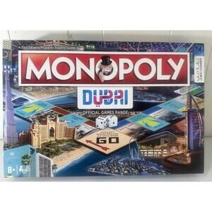 Monopoly Dubai Official 2019 Hasbro Rare - 100% Complete